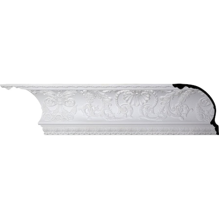 Ekena Millwork 12"H x 15 3/8"P x 19 1/2"F x 94 1/2"L Preston Crown Moulding MLD12X15X19PR